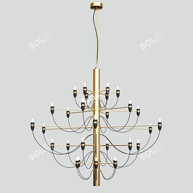 FLOS 2097 Replica Chandelier 3D model image 2