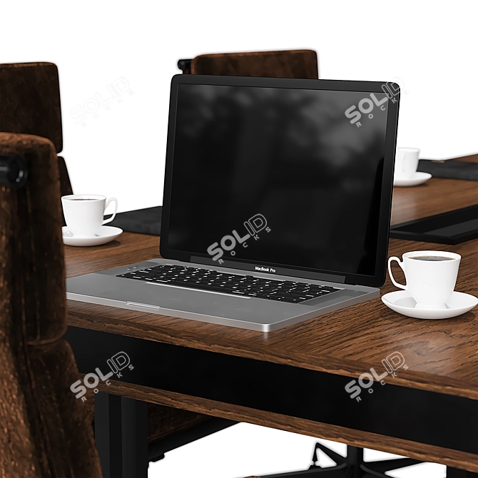 Modern Conference Table 2015 3D model image 2