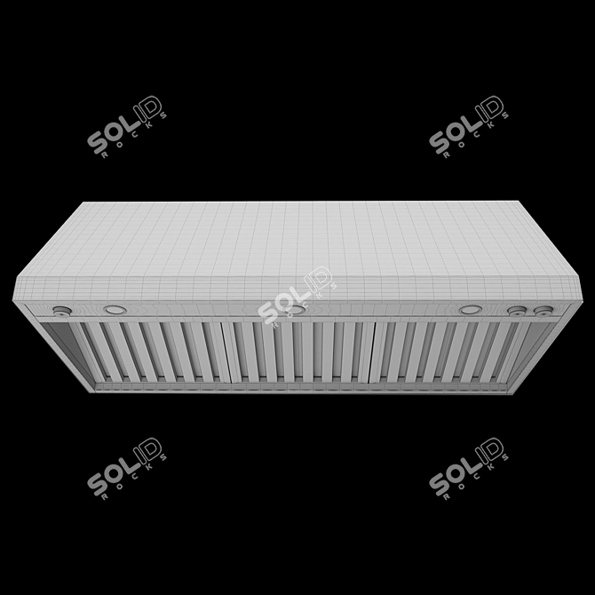 Jenn-Air JXW9048HP: Professional Wall-Mounted Hood with Refillable System 3D model image 2
