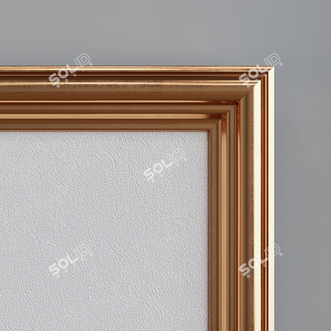 Modern Classic Frame Set with Abstract Images - 4 Frames, 5 Material Options 3D model image 6