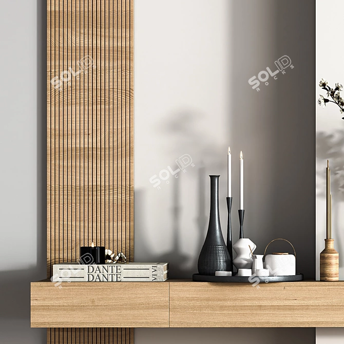 Elegant Hallway Decor with Decori 3D model image 3