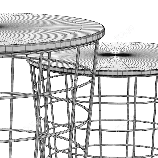 Modern Mcgowen End Table 3D model image 4