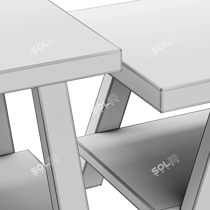 Sleek Filipek Coffee Table 3D model image 5