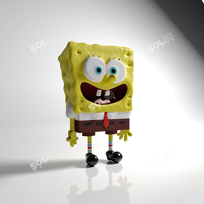 SpongeBob SquarePants 3D Model 3D model image 1