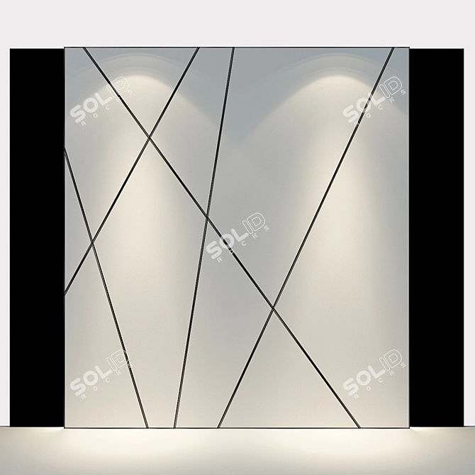 Premium Wall Panel 60: Elevate Your Space 3D model image 2