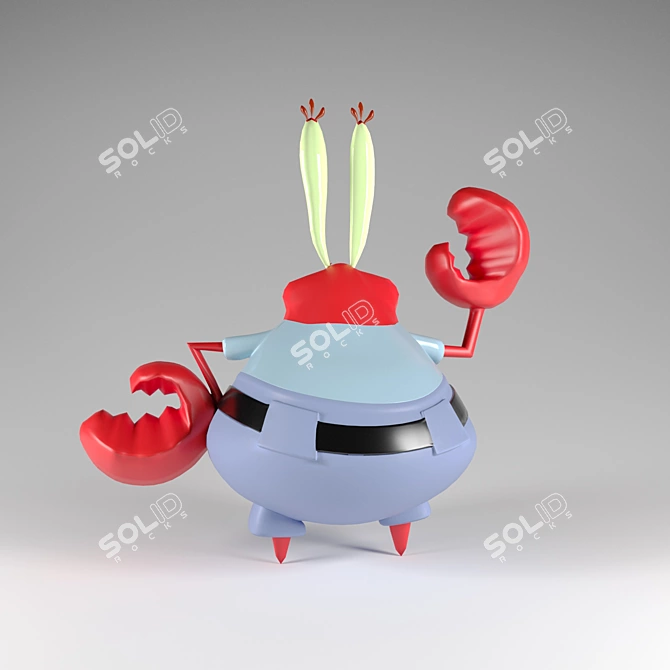 Eugene Krabs 3D Model 3D model image 3