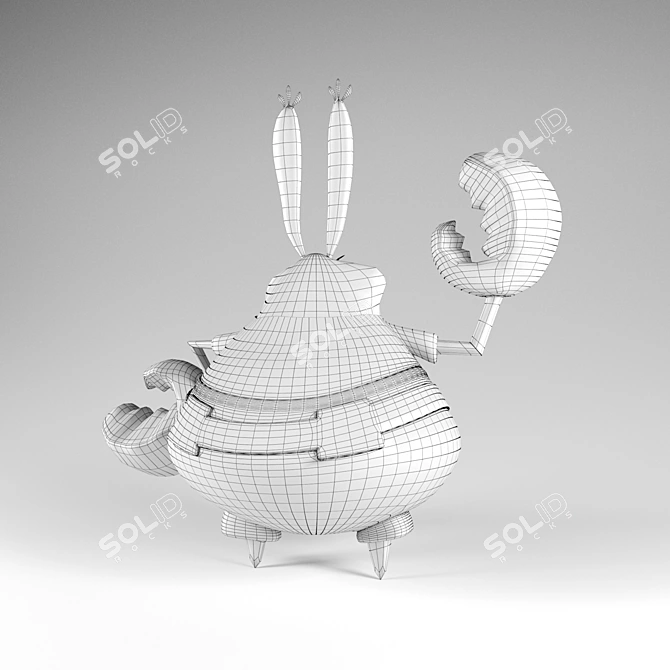 Eugene Krabs 3D Model 3D model image 1