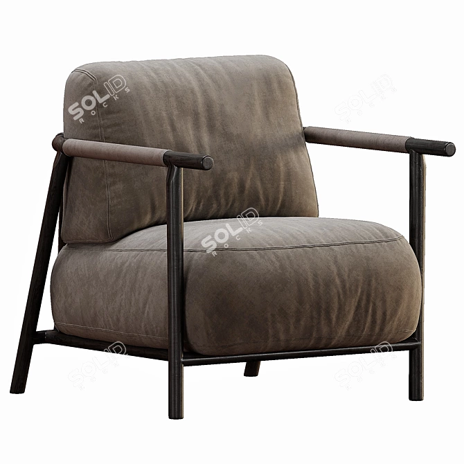 Contemporary Italian Ditre Nathy Sofa 3D model image 2