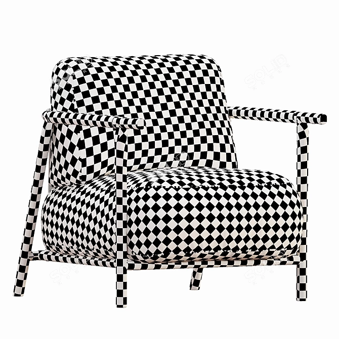 Contemporary Italian Ditre Nathy Sofa 3D model image 7