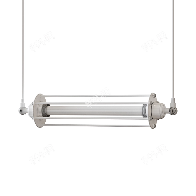 Sleek Logan Pendant Lamp 3D model image 2