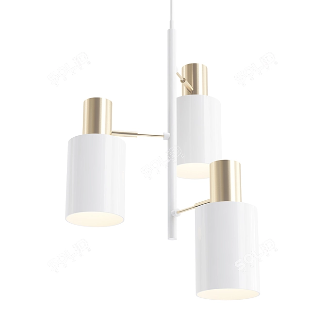 Flare Pendant Light by Valaisin Grönlund 3D model image 1