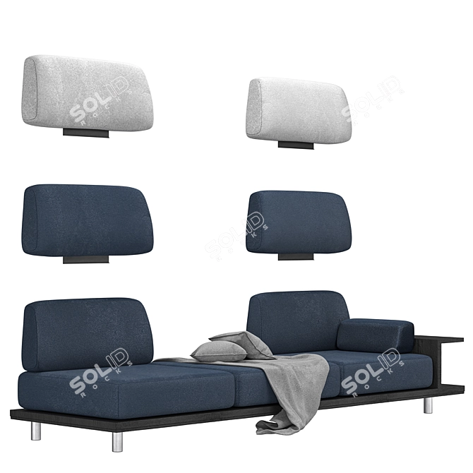 Modern Sofa: Sleek Design for Contemporary Living 3D model image 5