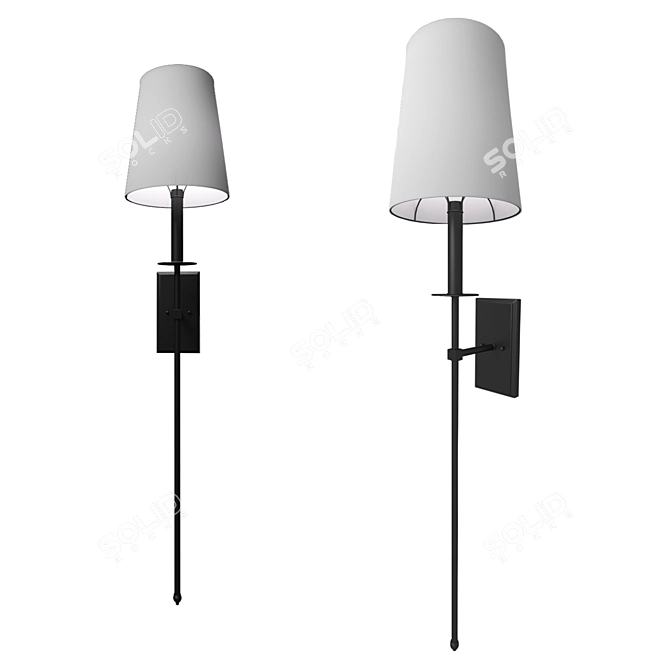 Elegant Monroe Lamp: Classic Design 3D model image 1