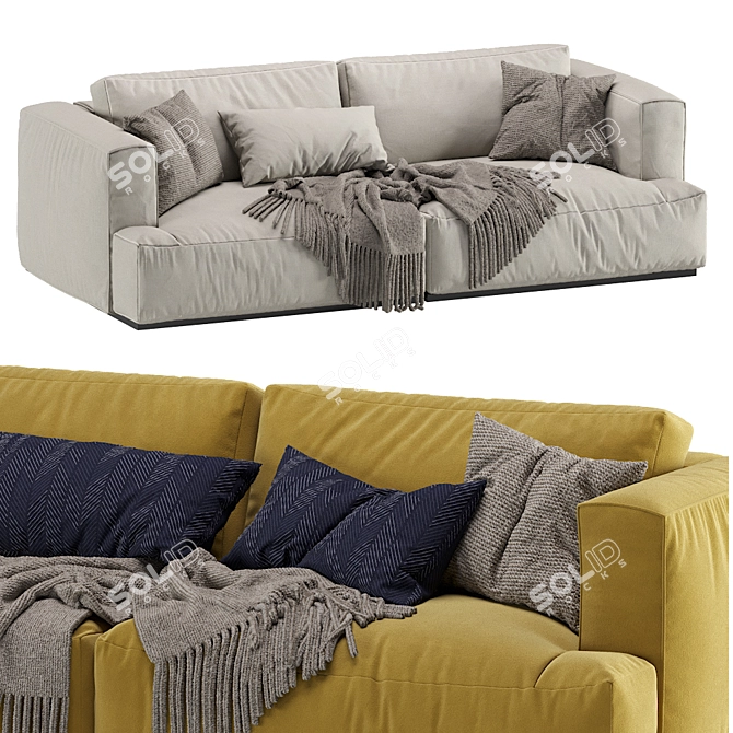 Muuto Connect: Modern Sofa Design 3D model image 1