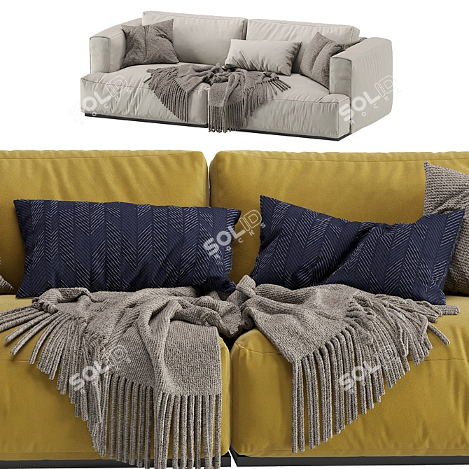 Muuto Connect: Modern Sofa Design 3D model image 5