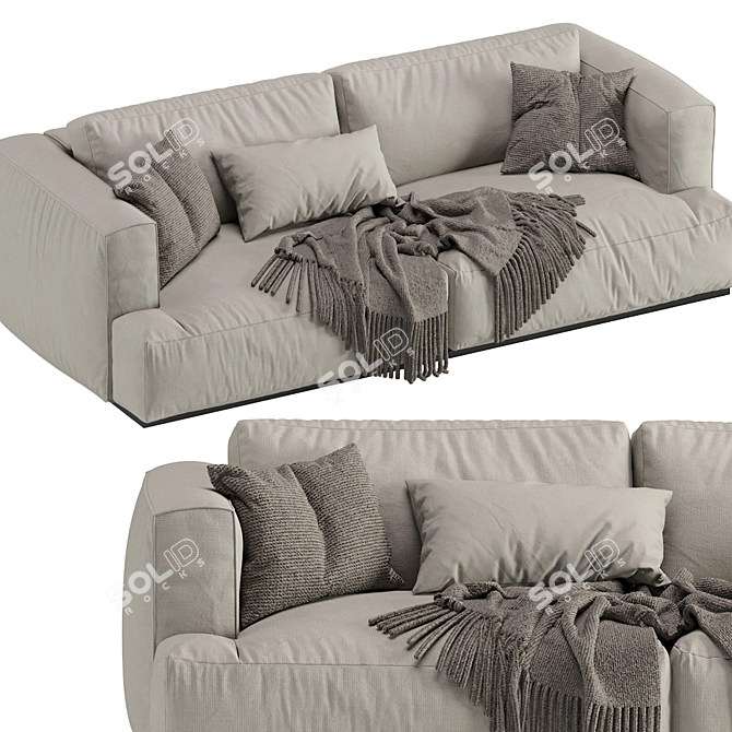 Muuto Connect: Modern Sofa Design 3D model image 6