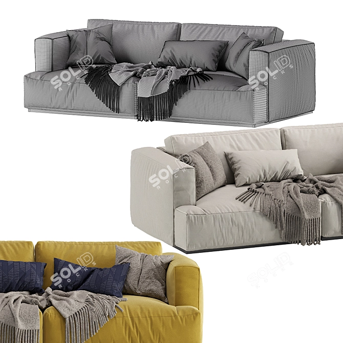 Muuto Connect: Modern Sofa Design 3D model image 7