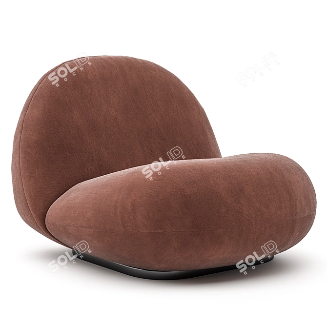Pacha Lounge Chair: Comfort in Style 3D model image 4