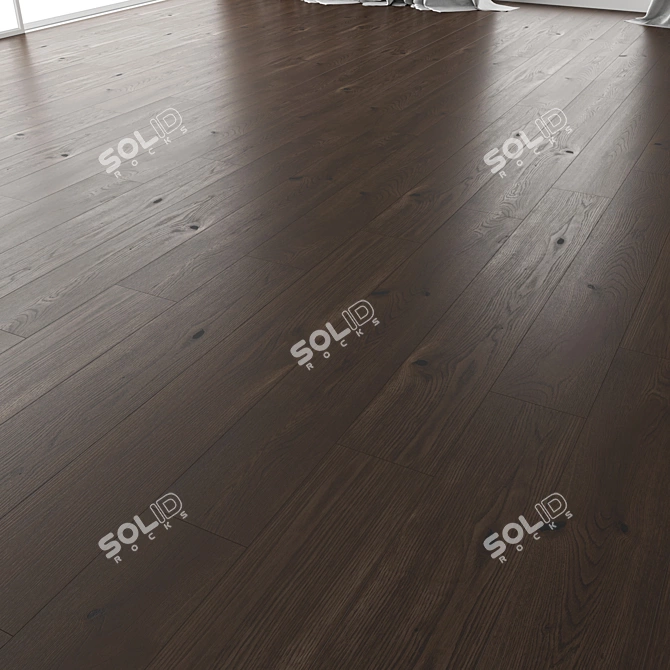 Title: Wood Floor Set: 16 Designs 3D model image 5