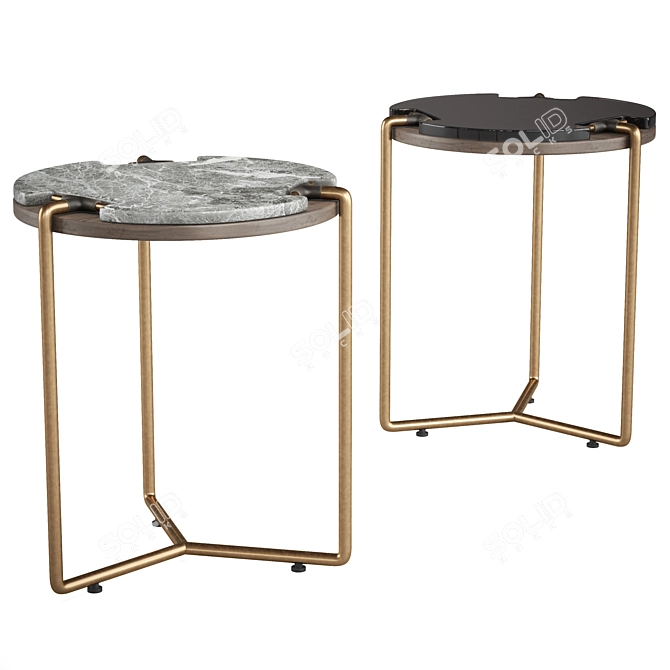 Elegant Turri Blues Coffee Table 3D model image 3