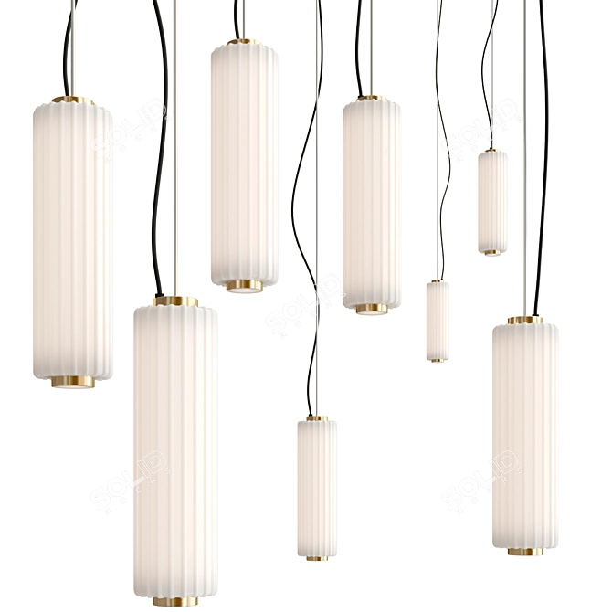 Elegant Glow: CORDIALE Pendant Lamp 3D model image 1