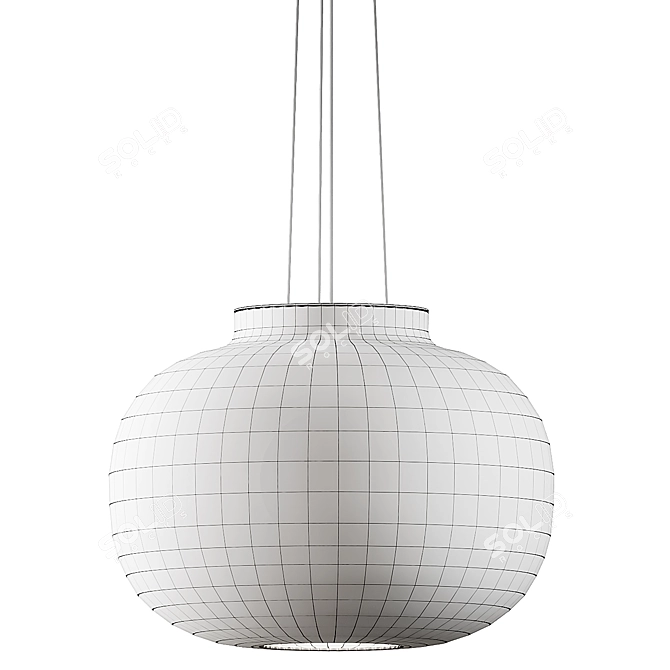 Modern Strand Pendant Lamp 3D model image 3