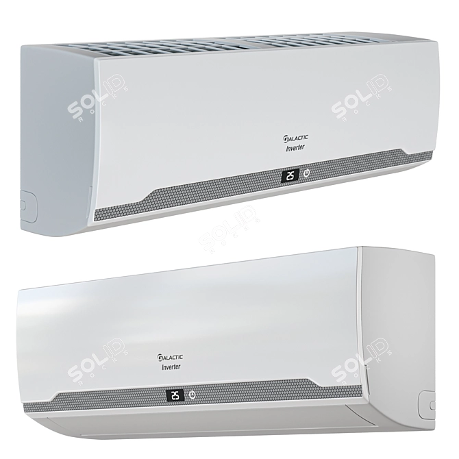 Galactic GKZ 09HM-S/GCZ 09HM-S: Maximized Cool Comfort 3D model image 2