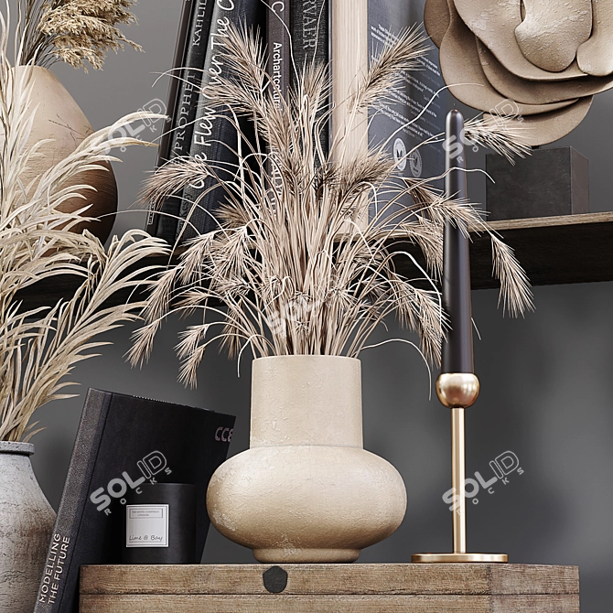 Modern Decor Set 042: High-Quality & Detailed 3D model image 2