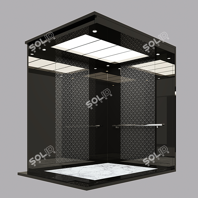 Versatile Elevator Cabinets: 6 Compact Options 3D model image 2