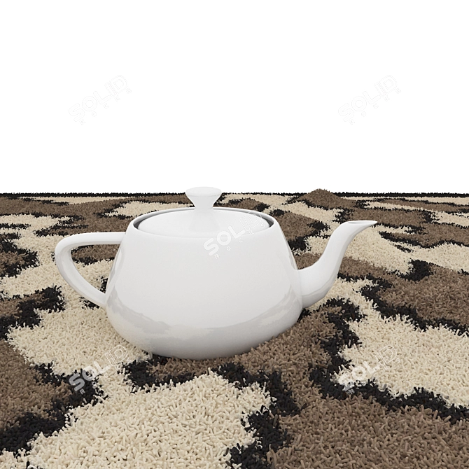 Versatile Set of 6 Rugs 3D model image 5