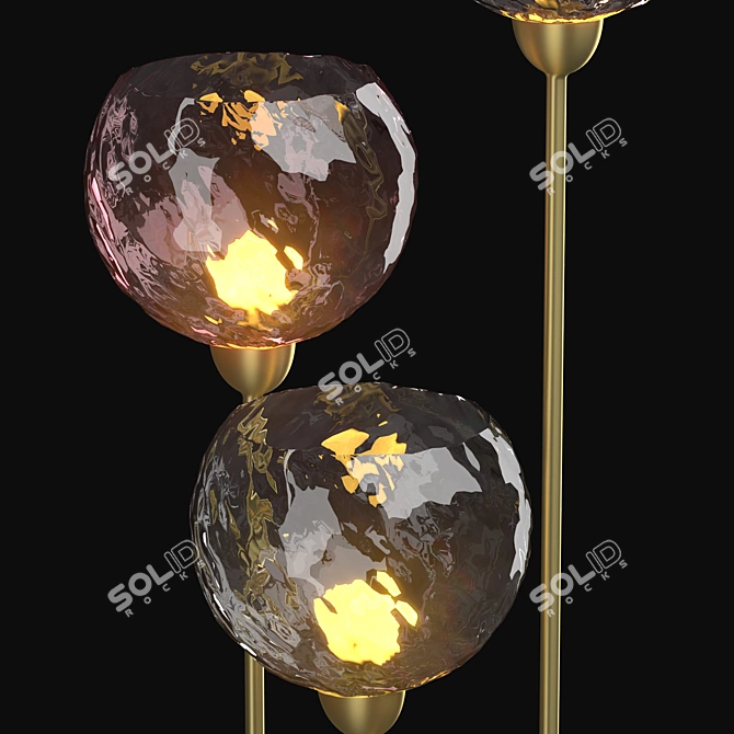 Ilaria Triple Floor Lamp: Elegant and Versatile Lighting 3D model image 3