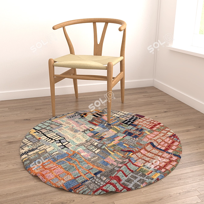 Versatile Rug Set - 8 Designs for All Angles 3D model image 3