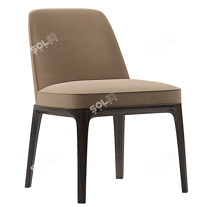 Stylish Poliform Sophie Chair 3D model image 2