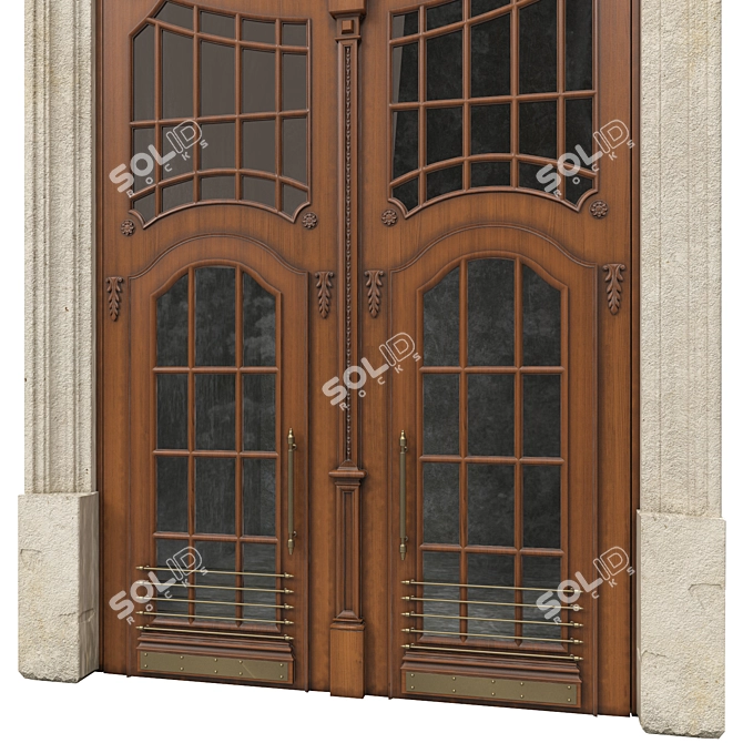 Classic Max 3D Door: 2500mm H-4800mm 3D model image 2