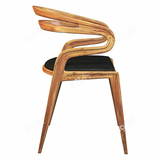 Kassite Contemporary Chair 3D model image 3