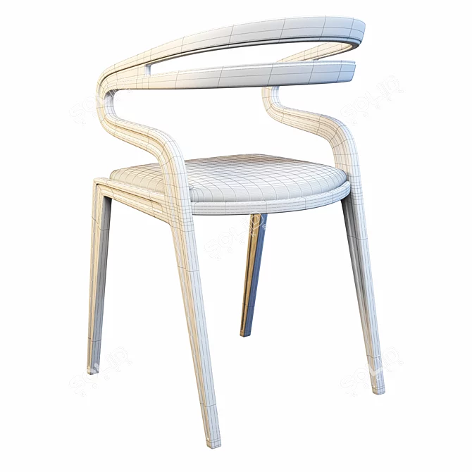 Kassite Contemporary Chair 3D model image 6
