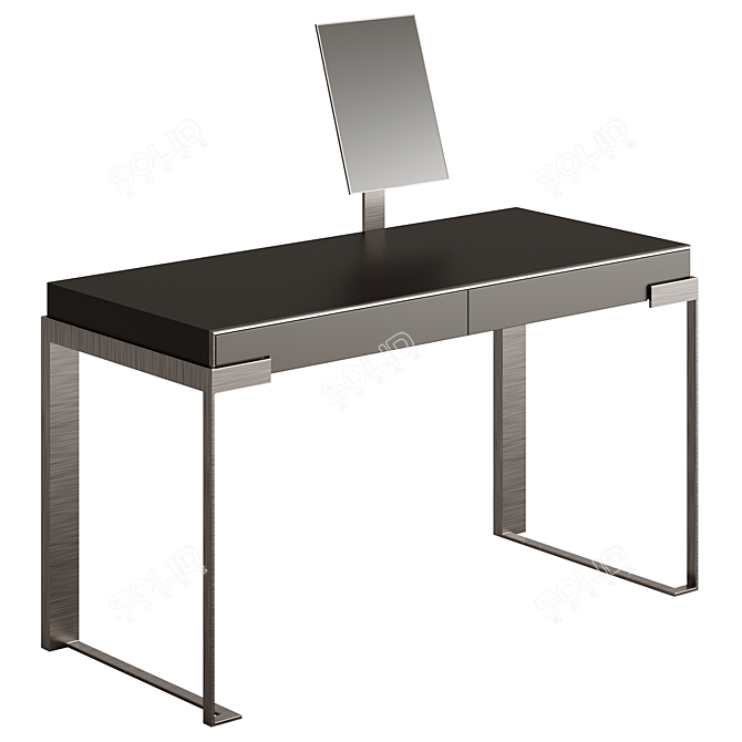 Fendi Aura Lady Desk with Lacquer Finish 3D model image 1