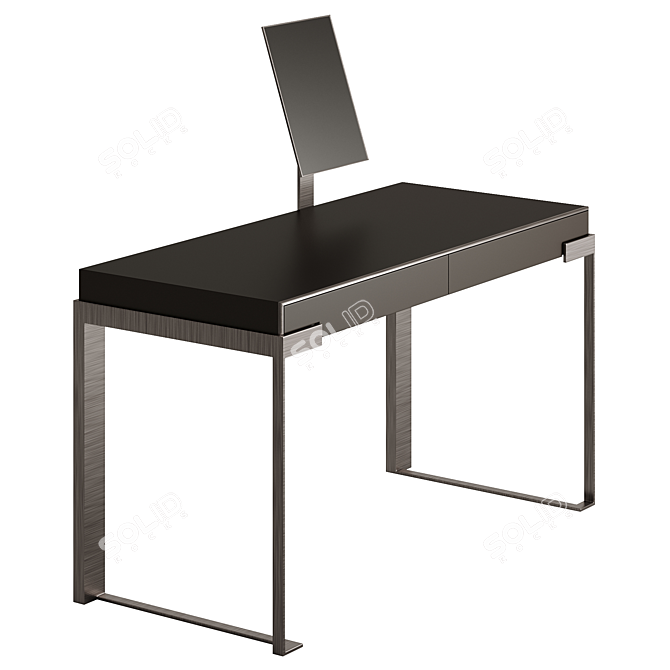 Fendi Aura Lady Desk with Lacquer Finish 3D model image 2