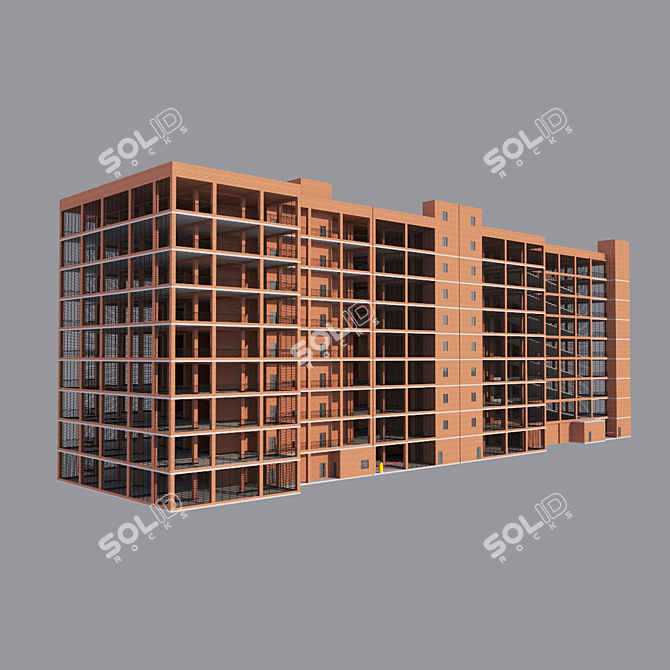 SmartPark: Multilevel Parking Solution 3D model image 5