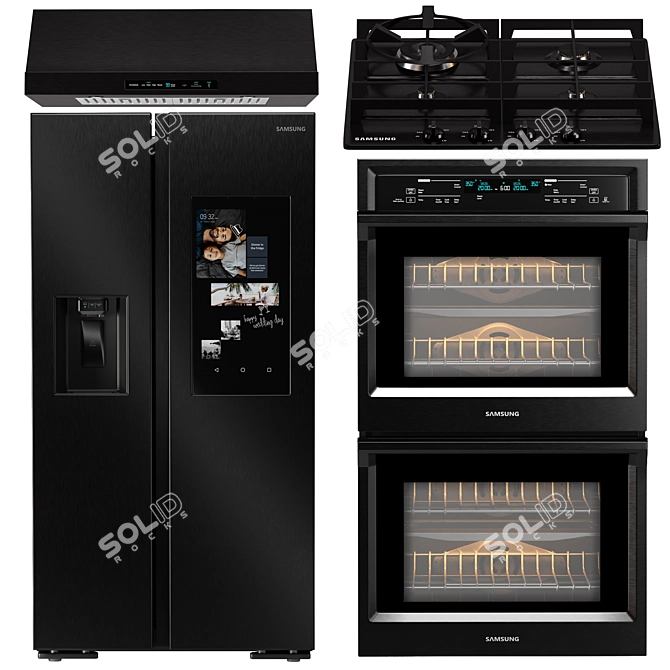 SAMSUNG Home Appliances Package 04 3D model image 1