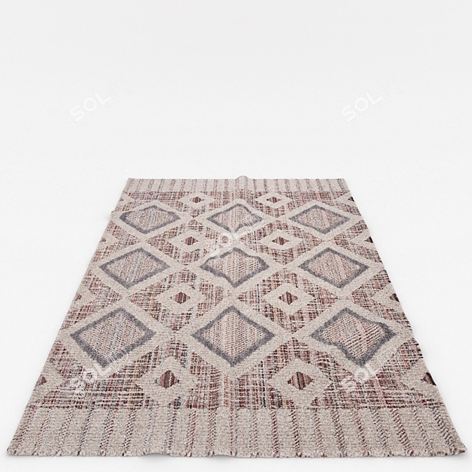 Versatile Set of 6 Rugs 3D model image 6