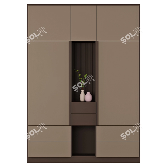 Elegant Entryway Composition 49 3D model image 1