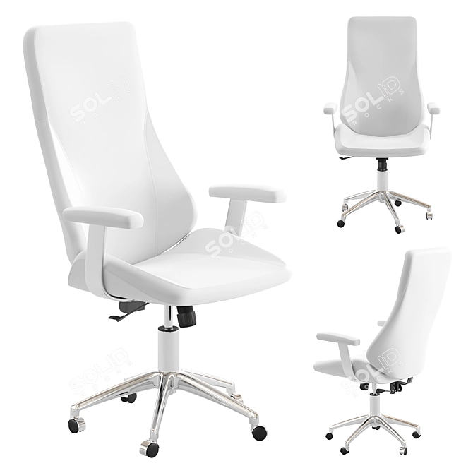 Ergo High Back Office Chair 3D model image 2