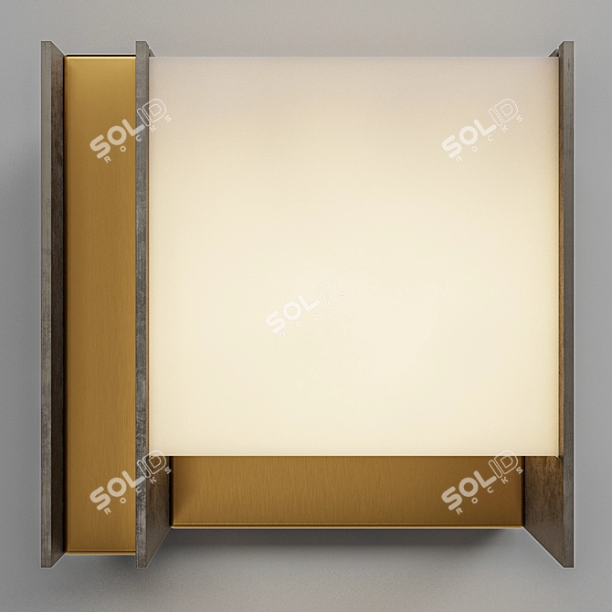 Venicem Glam Wall Lamp - Elegant Lighting Solution 3D model image 7