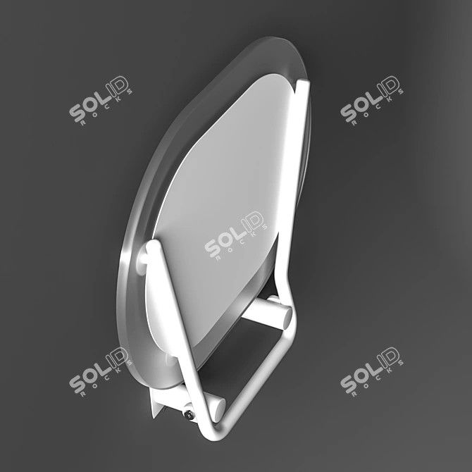 Ravak Ovo Chrome Shower Seat 3D model image 3