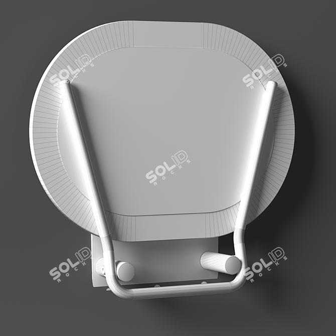 Ravak Ovo Chrome Shower Seat 3D model image 5