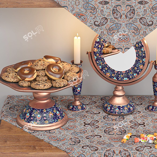 Enamel Decor Set | High-quality 3D Models 3D model image 2