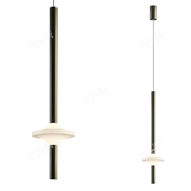 Cursa Pendant Lamp - Sleek and Stylish Lighting 3D model image 1