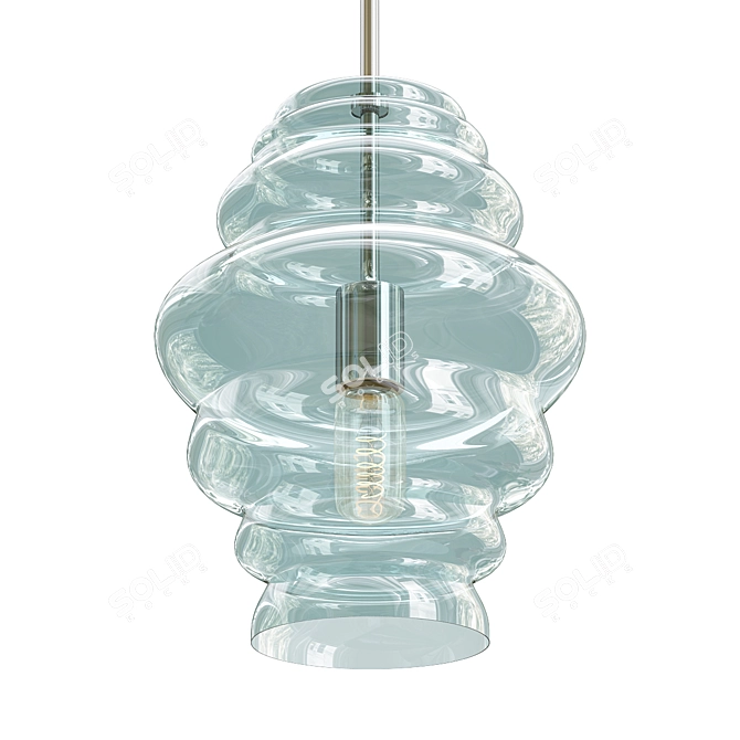 Elegant Natasha Pendant Light 3D model image 1