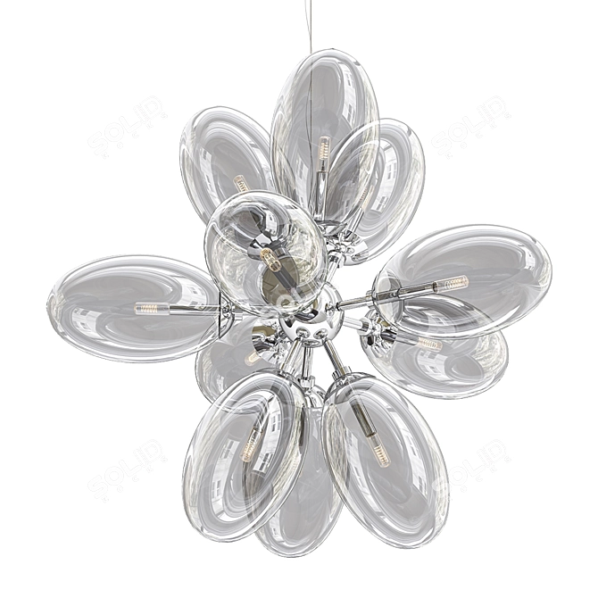 Esile SL433 Pendant LED Chandelier 3D model image 1